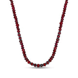 Crimson Majesty – Dark Garnet stone Necklace for women