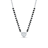 Twin Heart 925 Sterling Silver Mangalsutra for Women