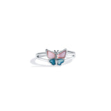 Candy Butterfly 925 Sterling Silver Ring for Women