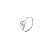 White Butterfly 925 Sterling Silver Ring for Women