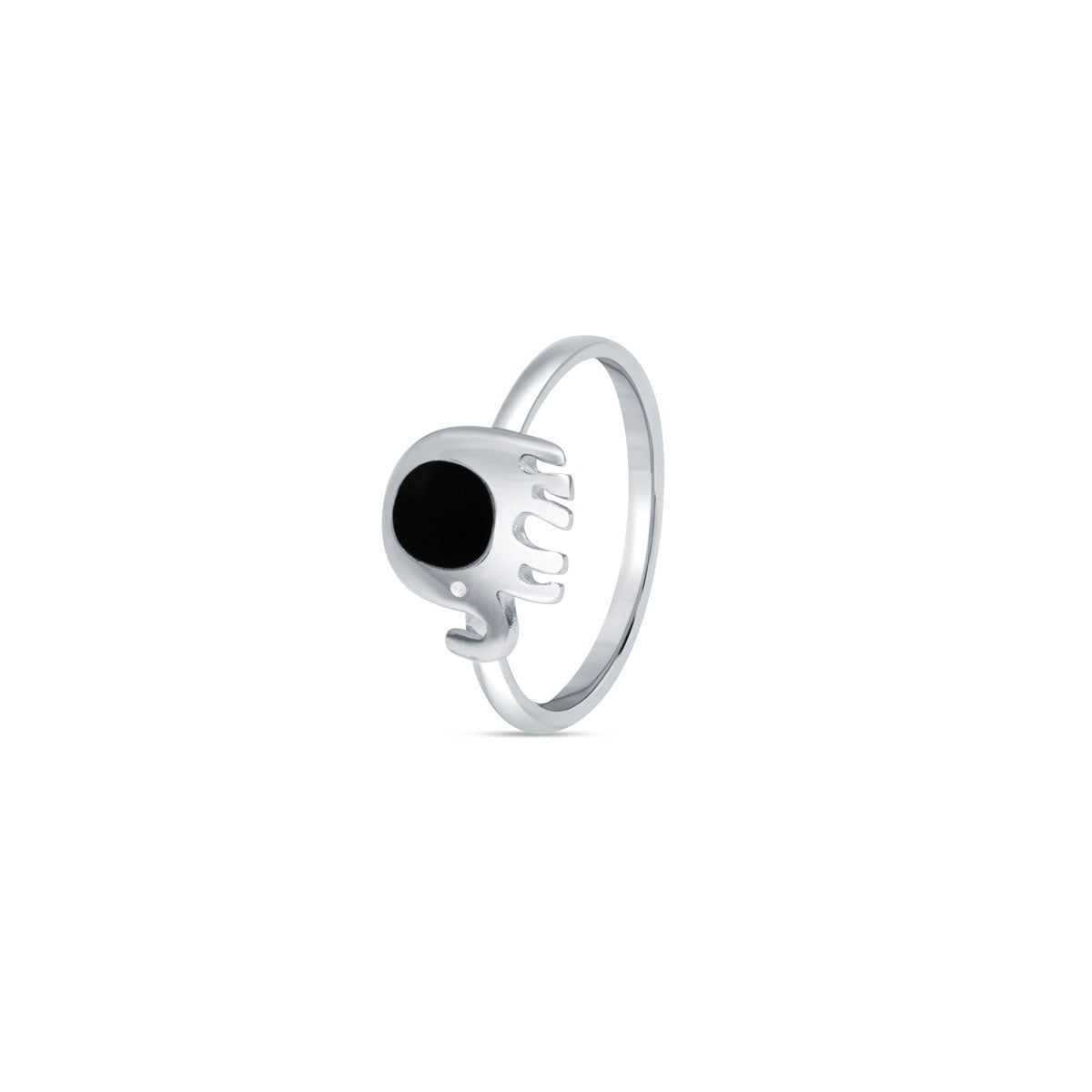 Midnight Jumbo 925 Sterling Silver Ring for Women