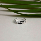 Black Jharokha 925 Sterling Silver Ring for Women