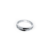 Black Jharokha 925 Sterling Silver Ring for Women