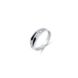 Black Jharokha 925 Sterling Silver Ring for Women
