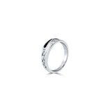 Black & White Jharokha 925 Sterling Silver Ring for Women