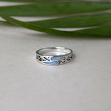 Sky Blue Jharokha 925 Sterling Silver Ring for Women