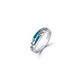 Turquoise Jharokha 925 Sterling Silver Ring for Women