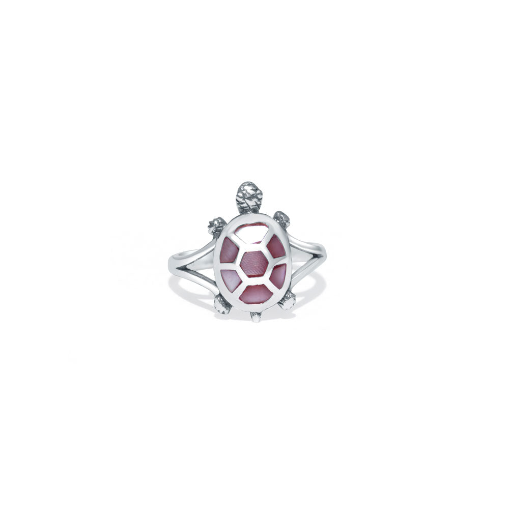 White Tortoise 925 Sterling Silver Ring for Women