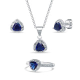 Azure trigon 925 Sterling Silver 3-Piece set