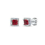 Red Treasure Box 925 Sterling Silver 3-piece set