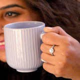 Moon love 925 Sterling Silver Ring for Women