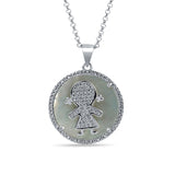 Dolly 925 Sterling Silver Pendant and Chain Set