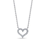 Heart Desire 925 Sterling Silver Pendant and Chain for women