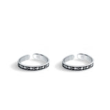 Disha 925 Sterling Silver Toe Rings for women