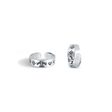 Vayu 925 Sterling Silver Toe Rings for women