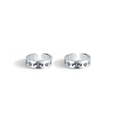 Vayu 925 Sterling Silver Toe Rings for women