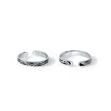 Tarang 925 Sterling Silver Toe Rings for women