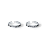 Tarang 925 Sterling Silver Toe Rings for women