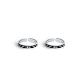 Trika 925 Sterling Silver Toe Rings for women