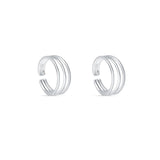 Silvara Trio 925 Sterling Silver Toe Ring for Women