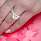 Dazzle Moments Silver Ring for Women with Zirconia