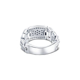 Universal Men Silver Watch Style Ring for Men