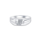 Olympus Sterling Silver Ring for Men with Zirconia