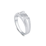 Olympus Sterling Silver Ring for Men with Zirconia