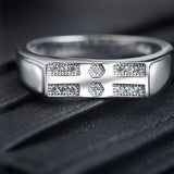 Ravishing You Sterling Silver Ring for Men with Zirconia