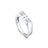 Ravishing You Sterling Silver Ring for Men with Zirconia