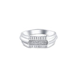 Zeus 925 Sterling Silver Ring for Men with Zirconia