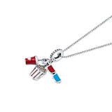 Movie-Buff Silver Charm Pendant with chain