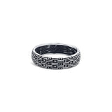 Weaved in 925 Sterling Silver Thumb Ring Band