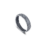 Pebble Path Sterling Silver Band for Men