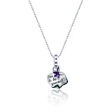 Be yourself Silver Charm pendant and chain set