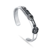 Feather Touch Silver Kada for Women