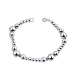 Galaxy Silver Bead Bracelet for Women