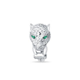 Silver Jaguar Ring for Women