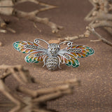 Colorful Butterfly Silver Brooch for Women