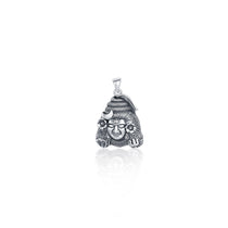 92.5 sterling silver Lord shiva pendant in oxidized finish