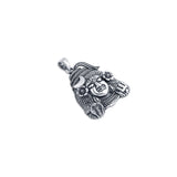 92.5 sterling silver Lord shiva pendant in oxidized finish