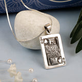 King of Spades Playing Card Pendant