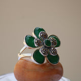 Sayonee Ring for Women - Emerald