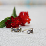 Eternity Sterling Silver Toe Rings for Women with Marcasite