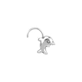Little Dolphin Wired Nose Pin