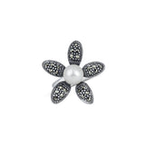 Pearly Flower Ring