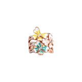 Rosy Butterflies Ring