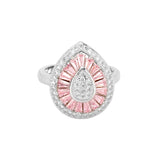 Teardrop Pink Ring