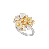 Bunch of Flower Yellow Ring