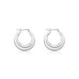 Sarang Silver Hoops for Women